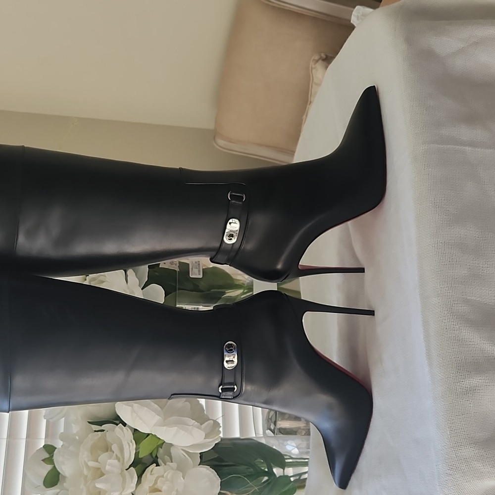 Christian louboutin boots authentic